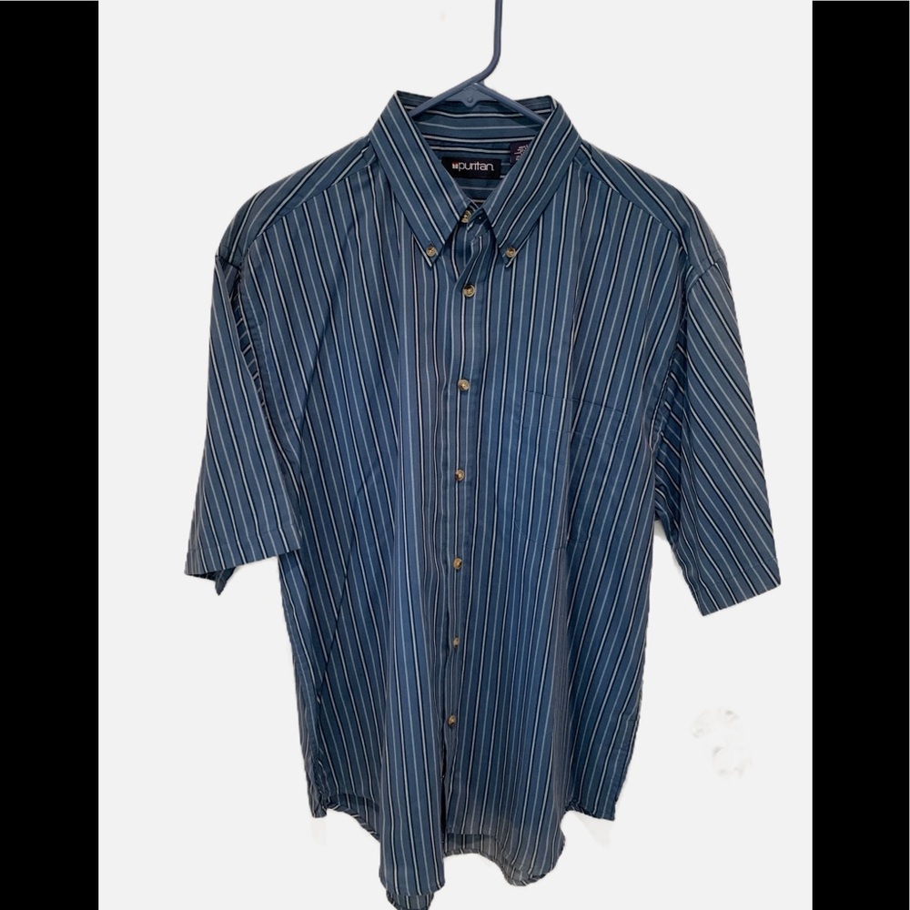 Puritan short sleeve shirt, button down front, L.